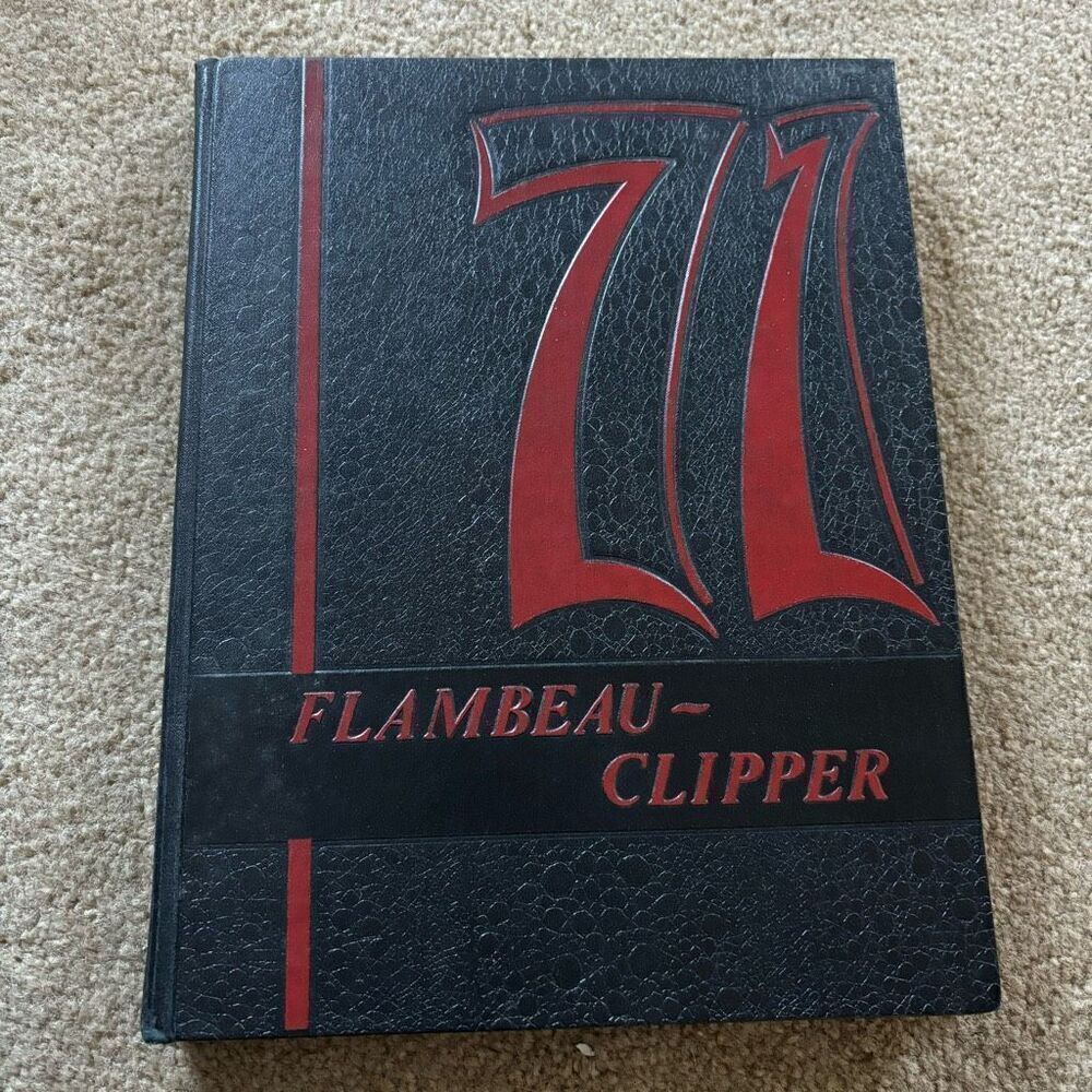 DuBois Area High School Flambeau-Clipper 1971 Yearbook DuBois PA